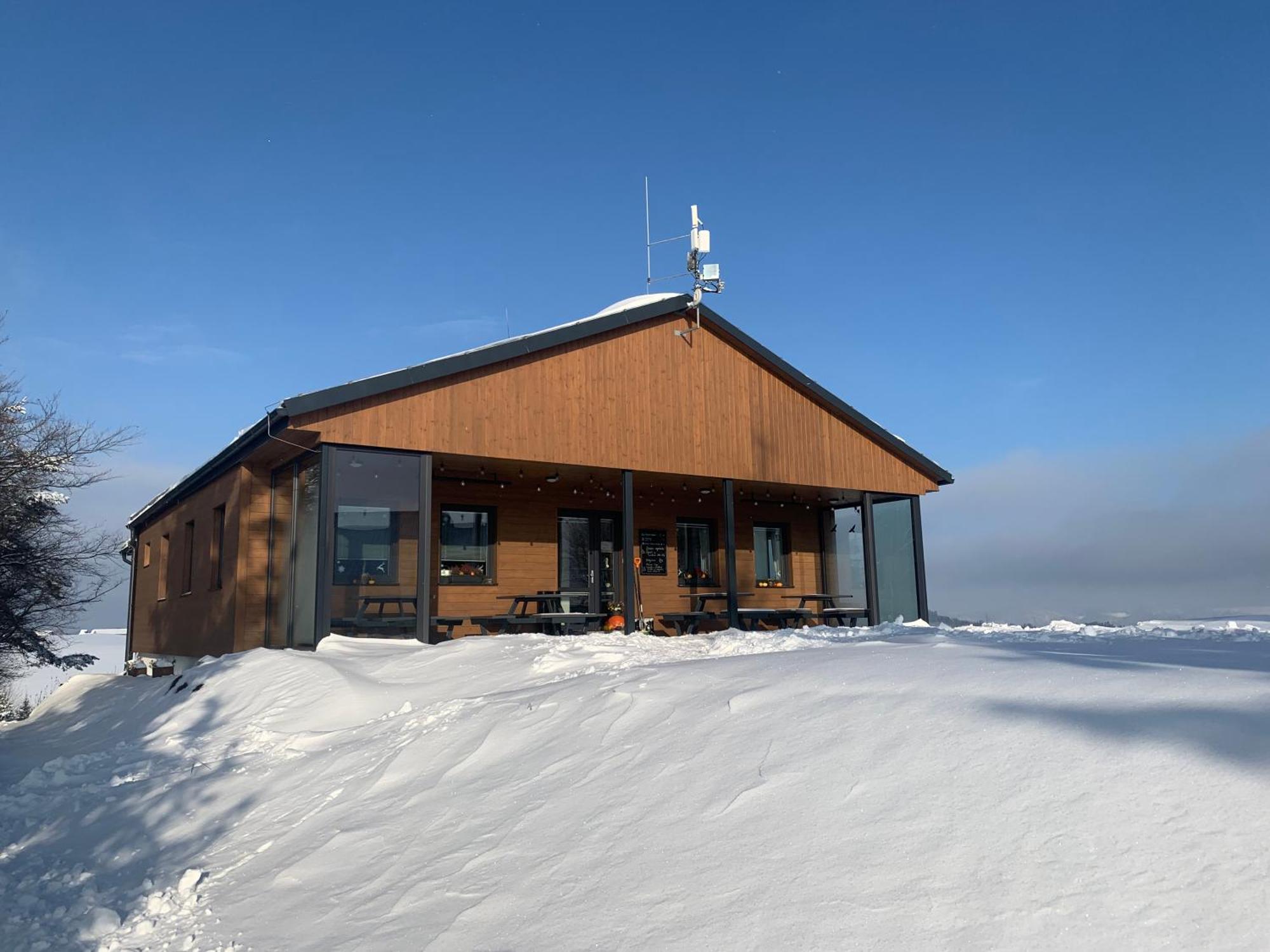 Restaurace A Penzion Gansberg Cotkytle Eksteriør billede