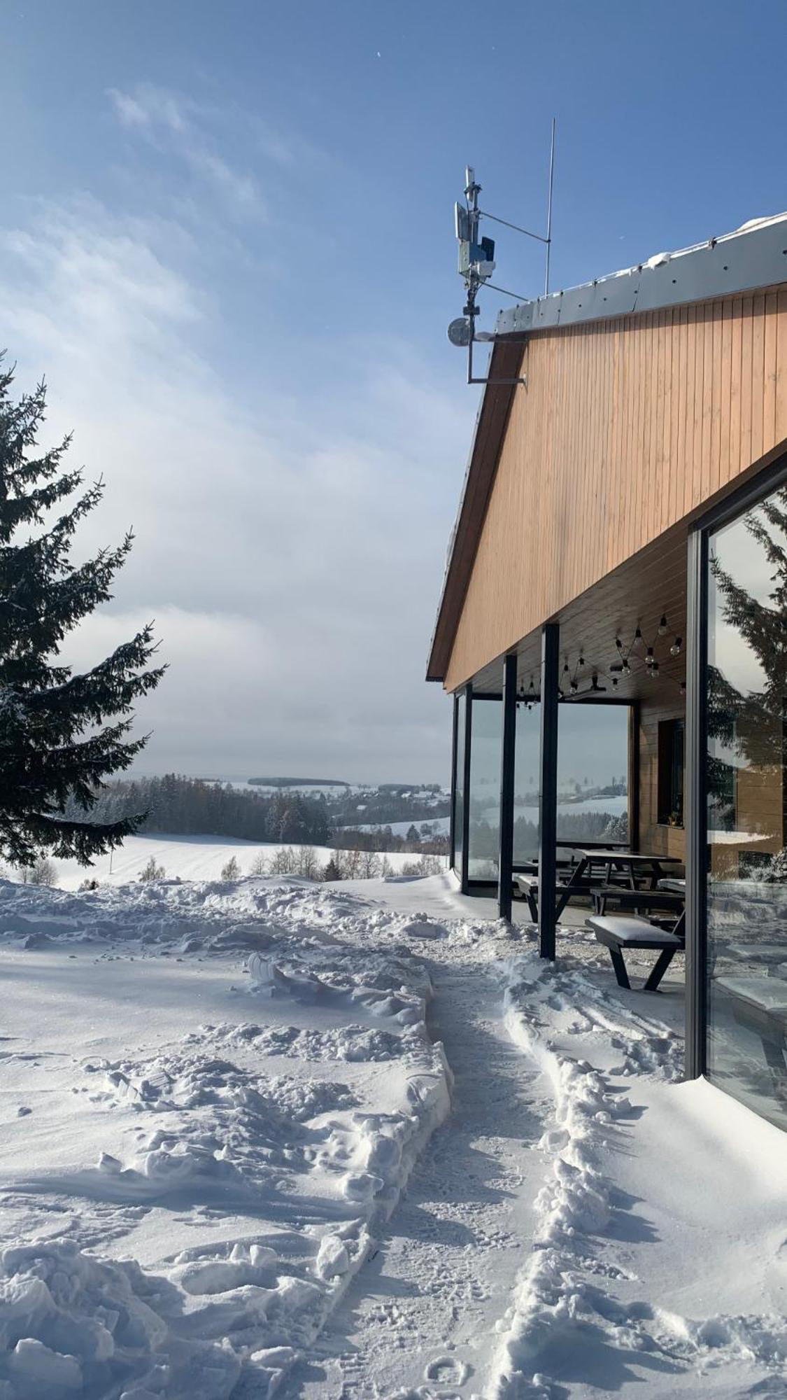 Restaurace A Penzion Gansberg Cotkytle Eksteriør billede
